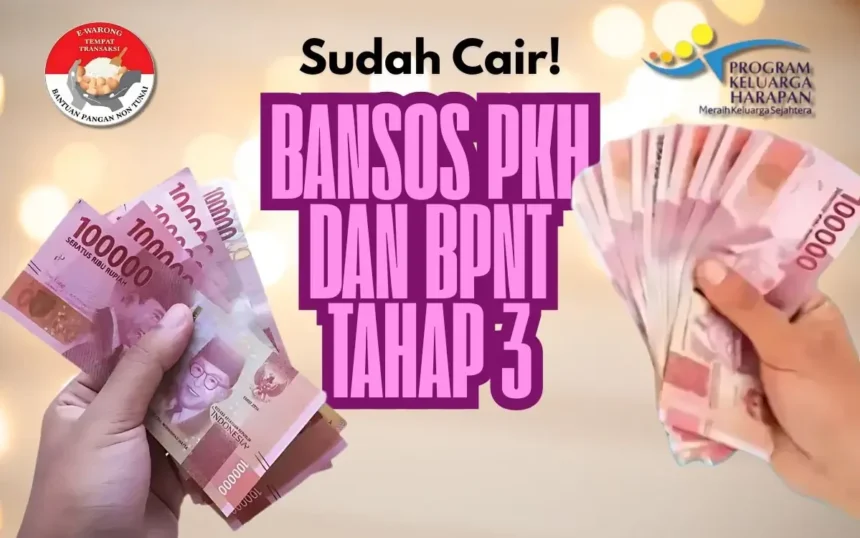 bansos pkh dan bpnt tahap 3
