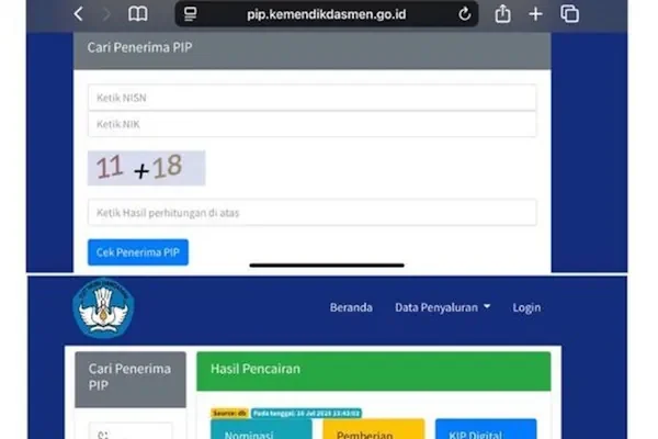 cara mengecek pip sudah cair apa belum tahun 2025?